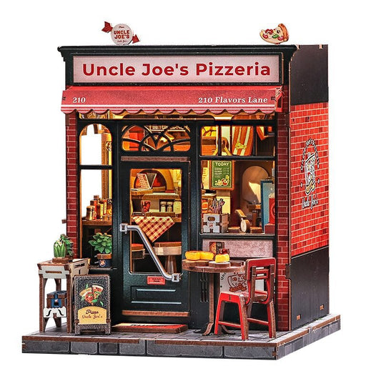 3D DIY house Uncle Joe's pizzeria, 19,5 cm