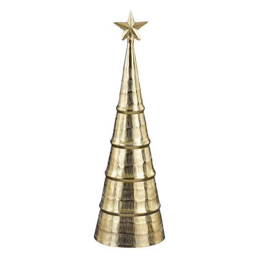 Goudkleurige decoratieve kerstboom, Ø 13 × 43 cm