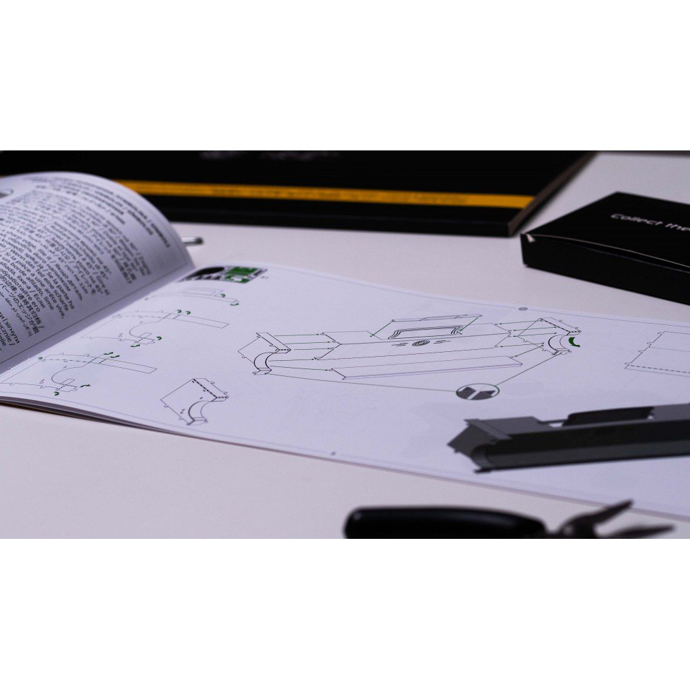 DIY 3D metalen muziekdoos Grande Pianola, 15 x 12 x 13,4 cm