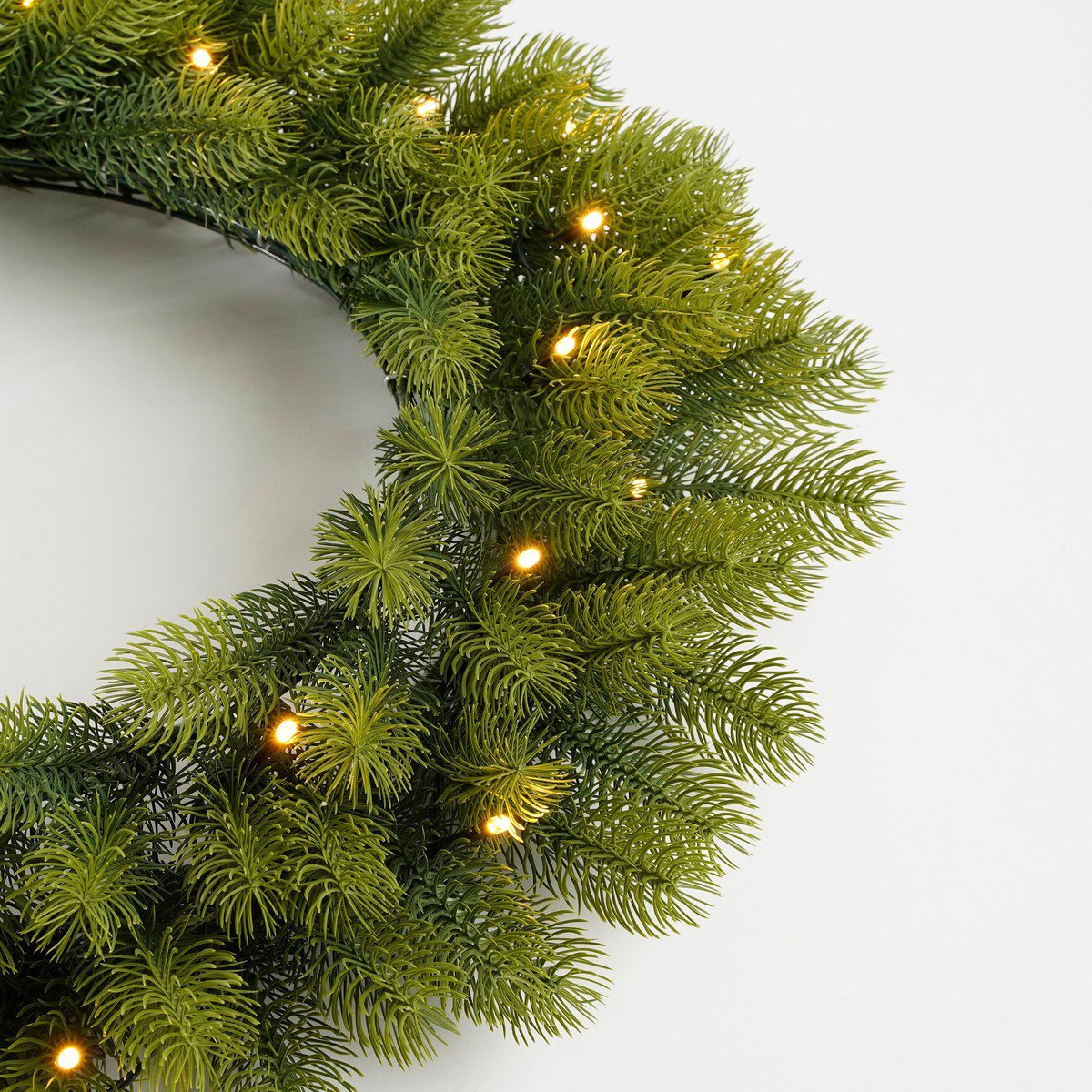Nigata kerstkrans met verlichting, Ø 60 cm