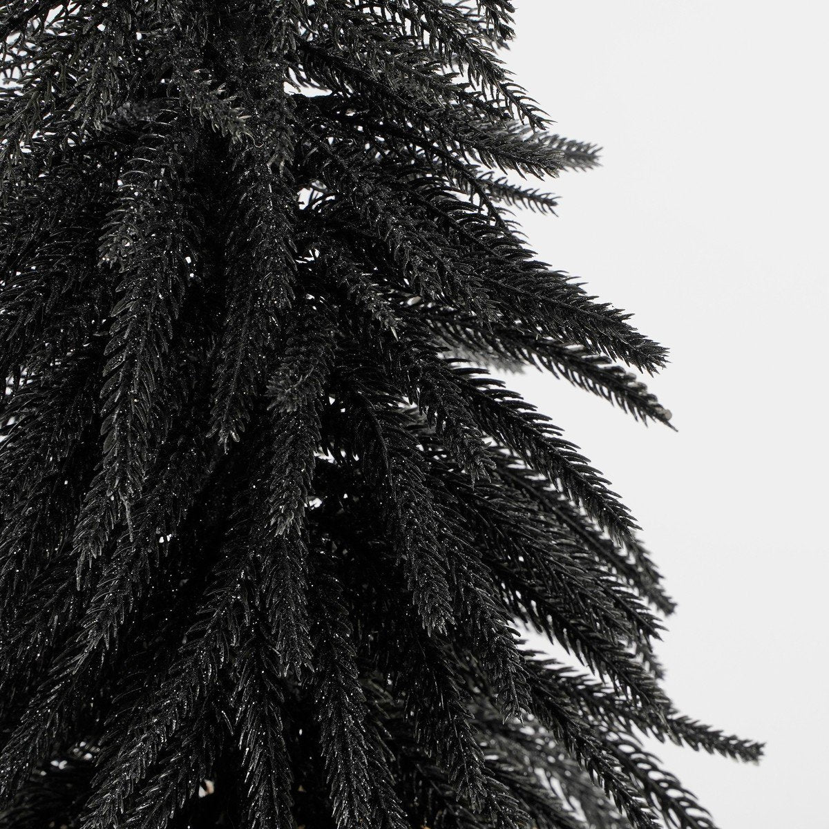 Zwarte kunstkerstboom, 45 cm