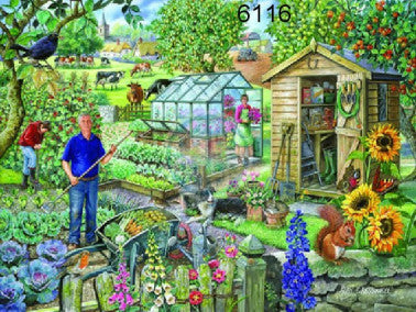 At the allotment legpuzzel 500 XL stukjes