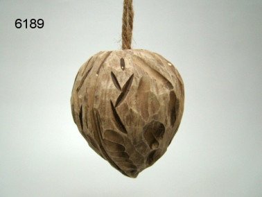 Walnoot, houten hanger