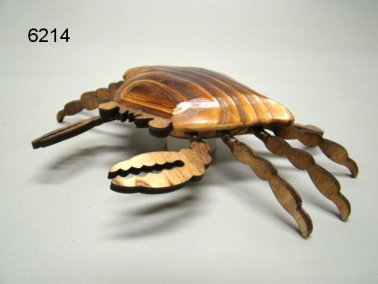 Krab hout, 18 cm