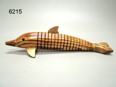 Dolfijn hout, 33 cm
