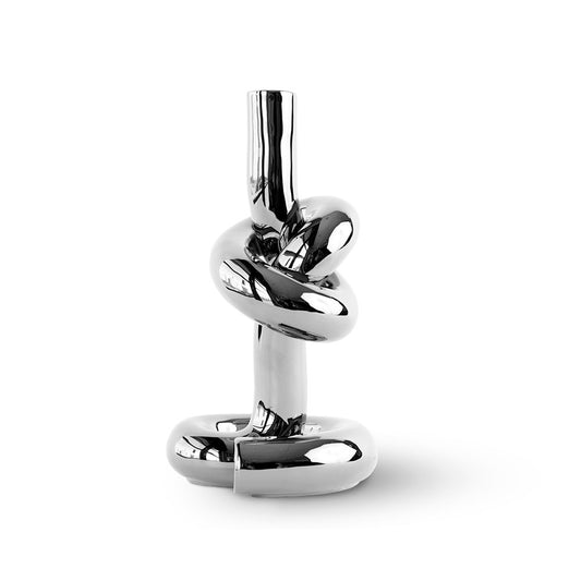 Knotted CandleHolder kandelaar, 13 × 12 × 23 cm