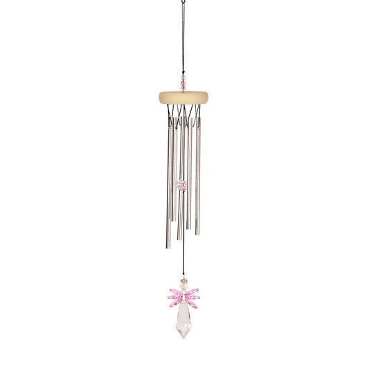 Windgong Nature’s Melody Gem Tunes met Crystal Angel Pink 46 cm