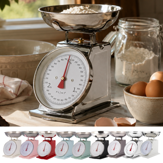 Mechanische keukenweegschaal met schaal, 3 kg, diverse kleuren