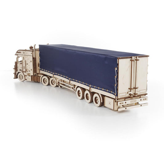 3D mechanische oplegger Road King met dekzeil 57,4 × 12,3 × 17,1 cm – 286 stukjes