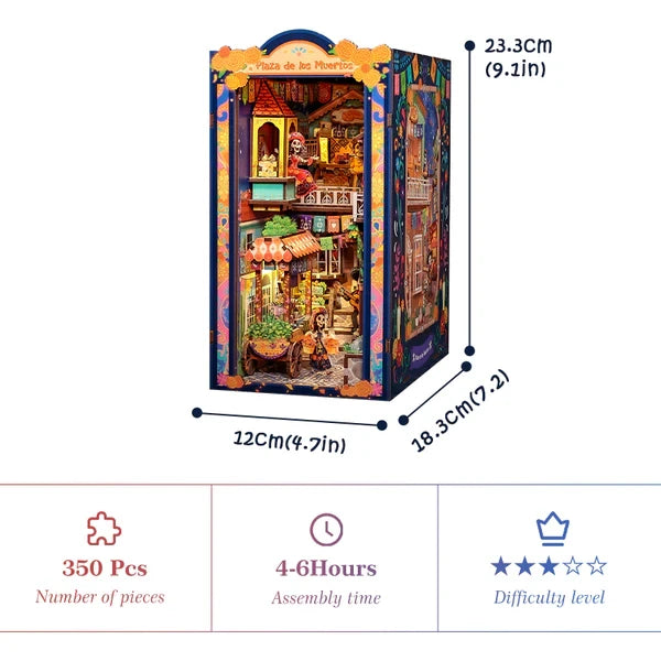 Plaza de los Muertos book nook, 18,3 × 12 × 23,3 cm