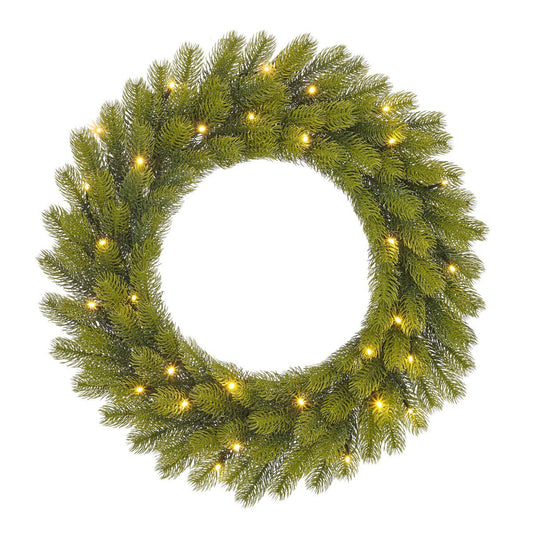 Nagoya kerstkrans met verlichting, Ø 60 cm
