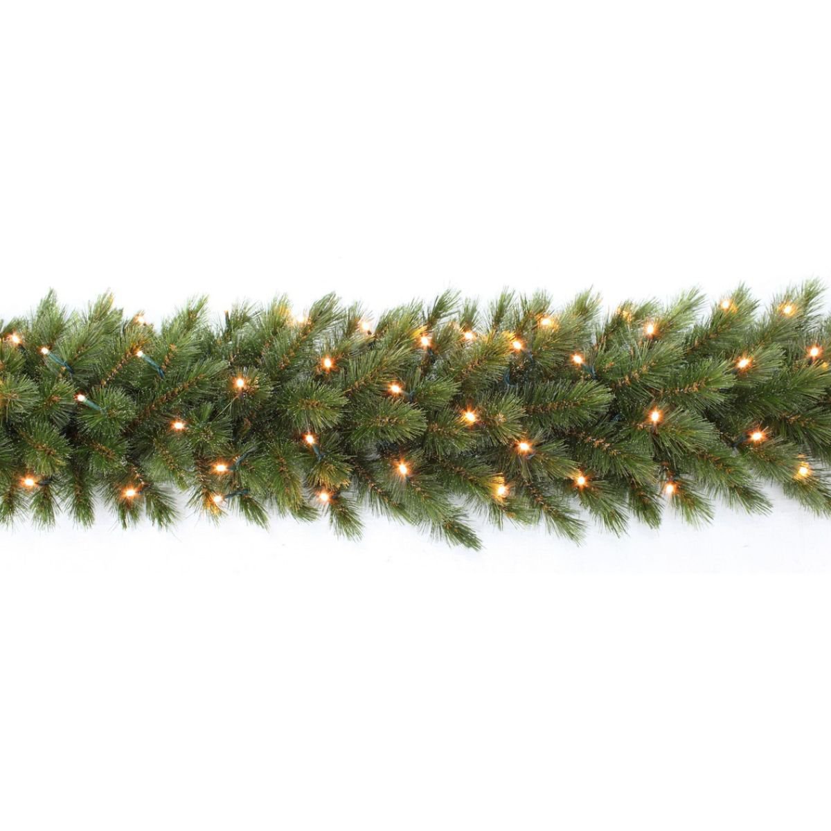 Guirlande Forest Frosted met LED-verlichting, 180 cm