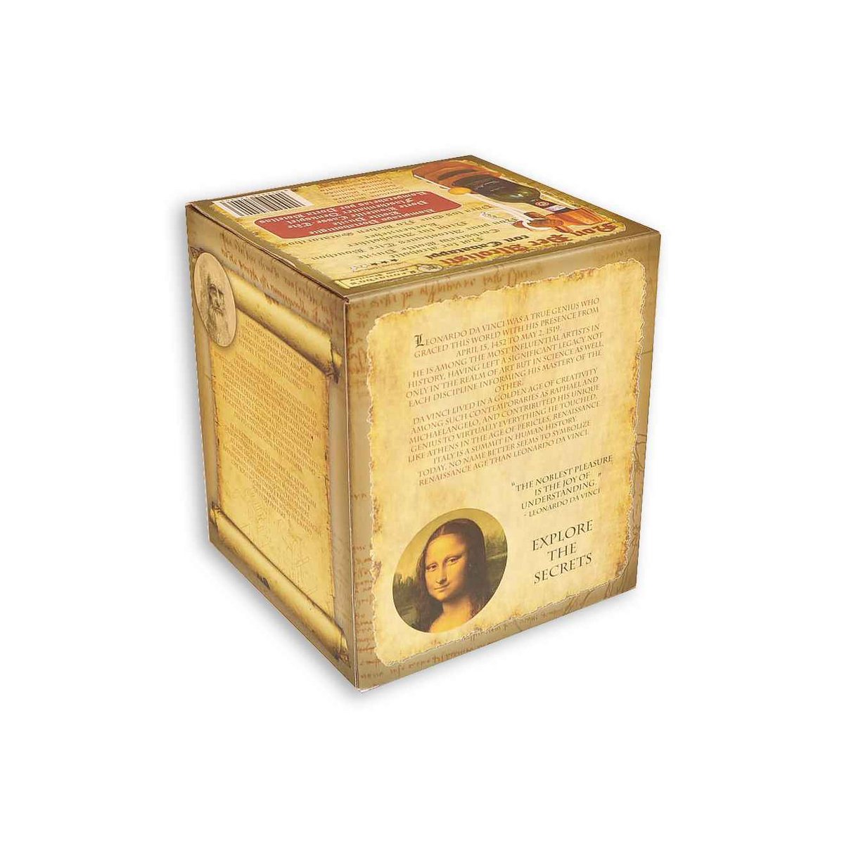 Houten breinbreker blikhouder, 17 cm