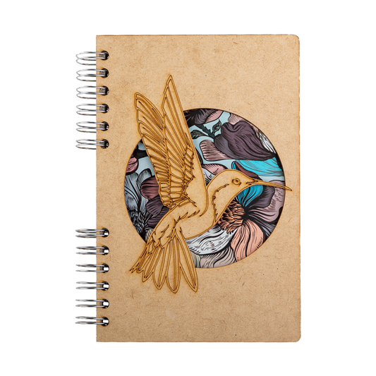 Kolibri houten notitieboek A5, navulbaar