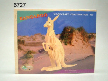 Kangoeroe houten bouwpakket – woodcraft construction kit