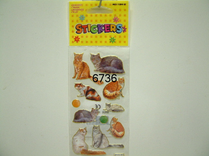Poezen stickers