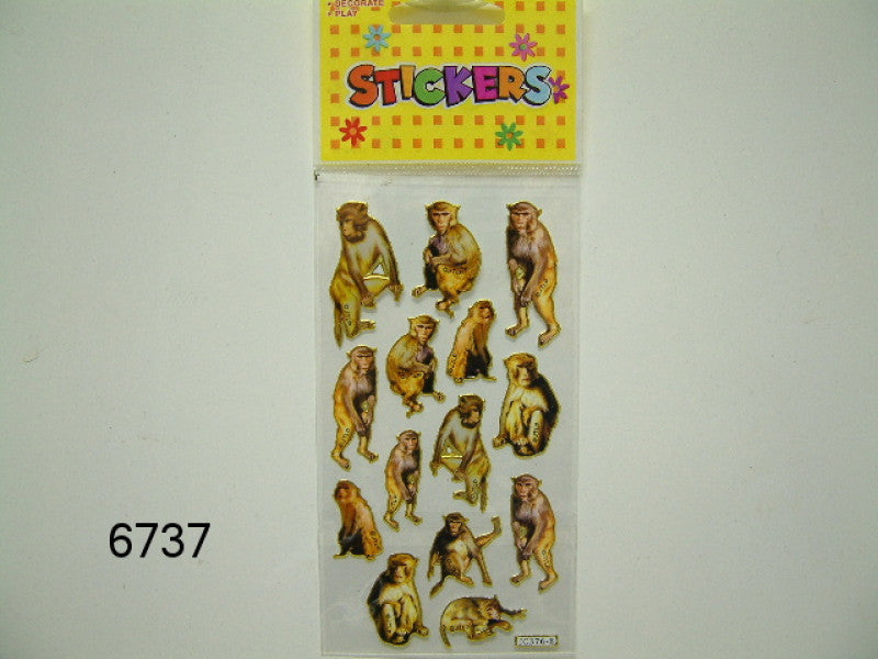 Berberaap deco stickers