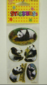 Reuzenpanda stickers – vel met 5 panda stickers