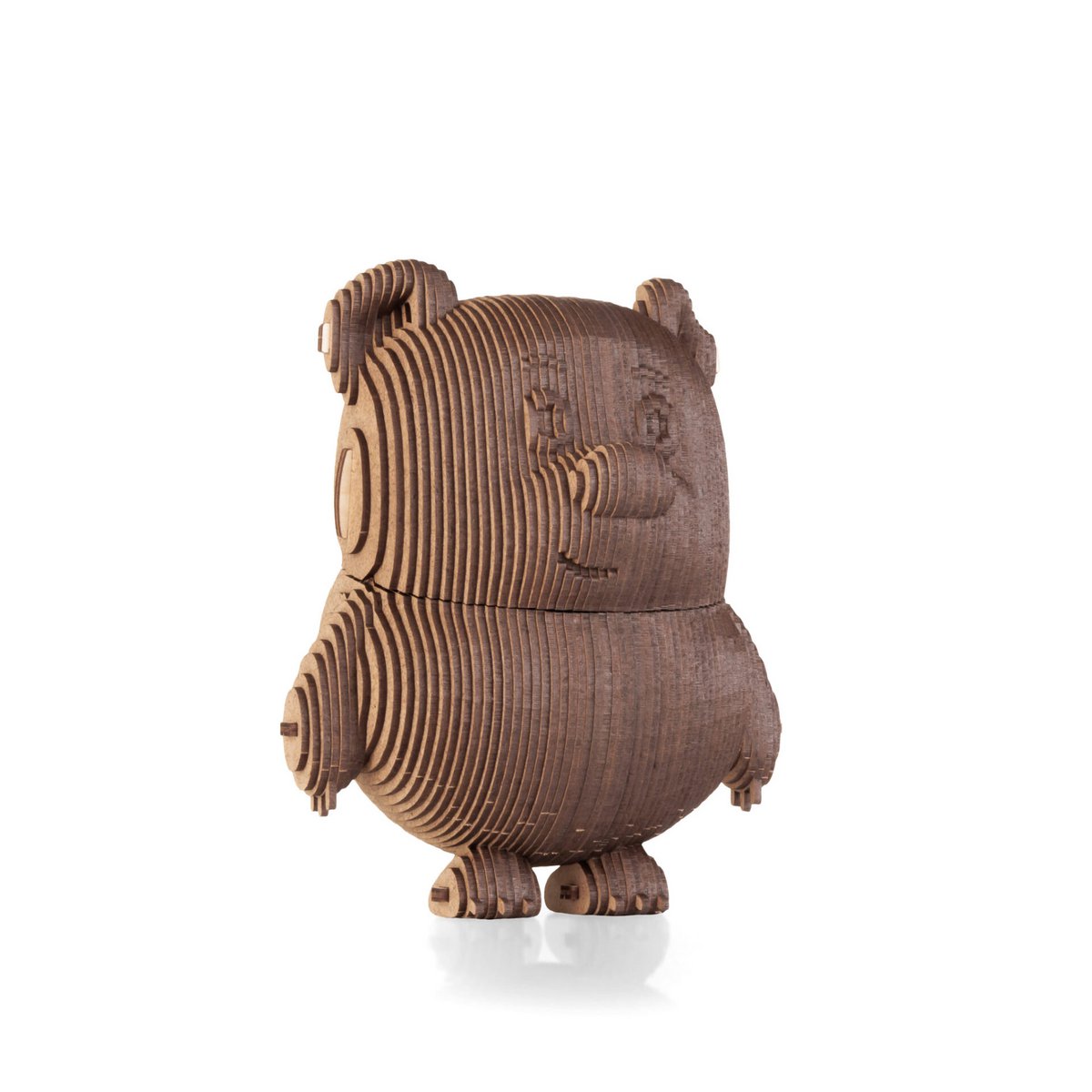 DIY houten spaarpot Winnie the Pooh, 10,2 x 12,4 x 15,2 cm