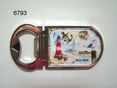 Strand flesopener met magneet