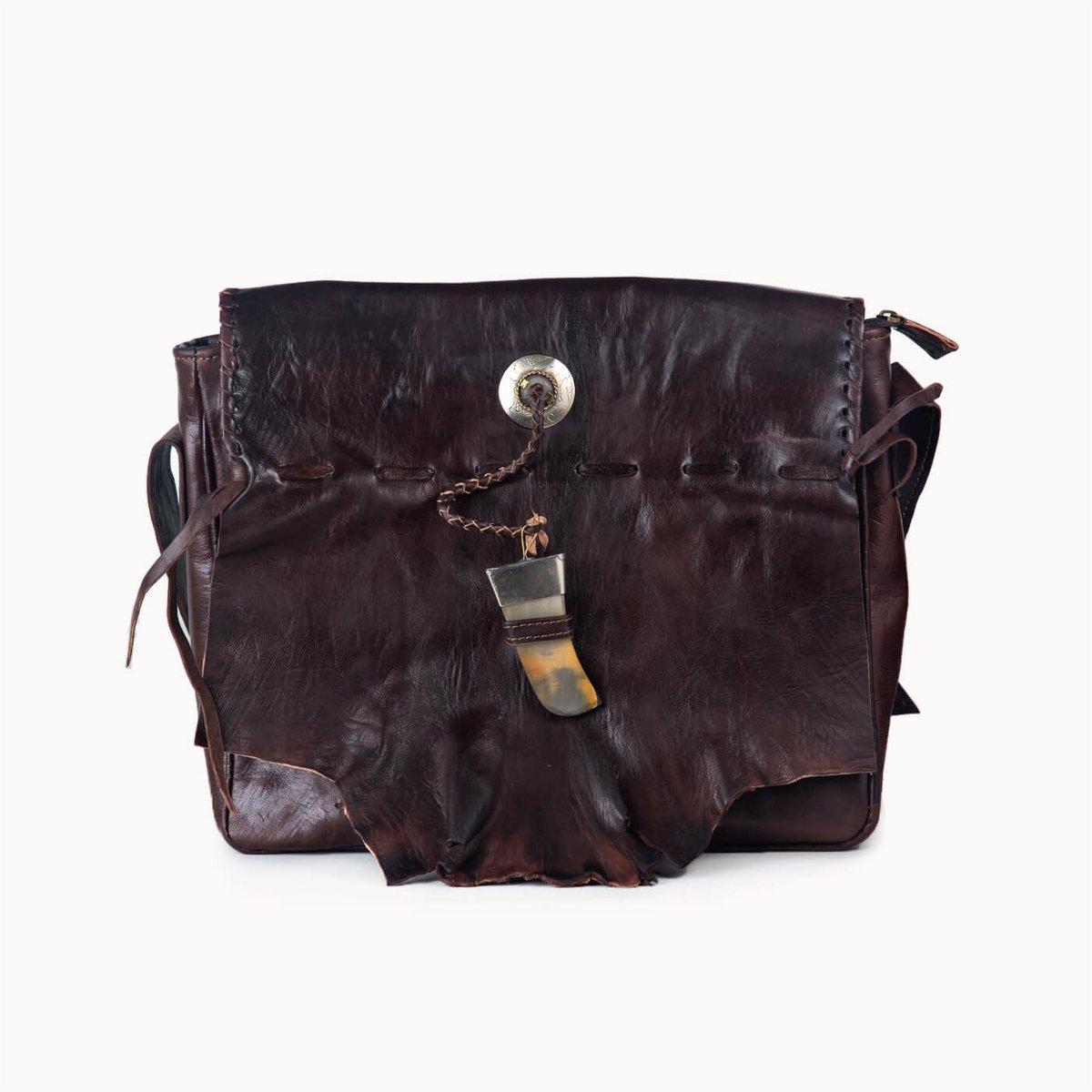 Zulu leren schoudertas, 33 × 8 × 28 cm