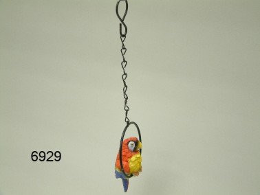 Papegaai hanger 8,5 cm
