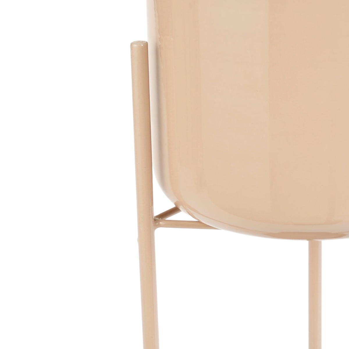 Colyn bloempot op standaard bruin, Ø 19 × 60 cm
