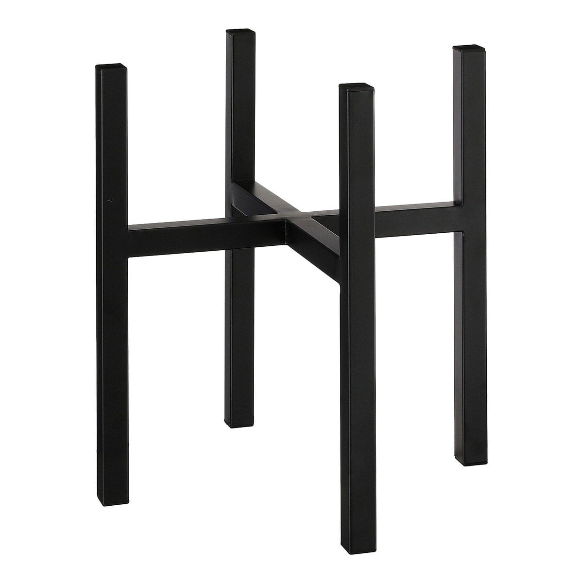 Ascot plantenstandaard, zwart, 37.5 × 37.5 × 39.5 cm
