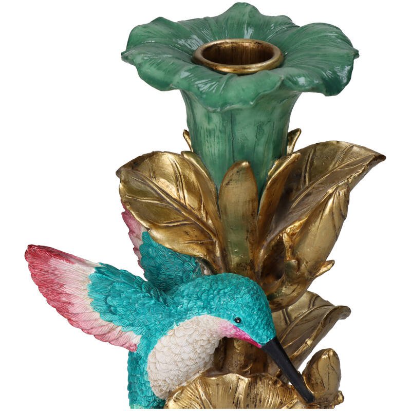 Kolibrie kaarsenhouder decoratief, 26 cm