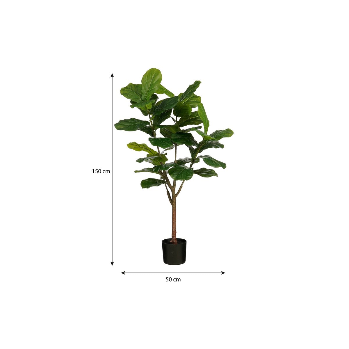 Ficus Lyrata kunstplant, 150 cm
