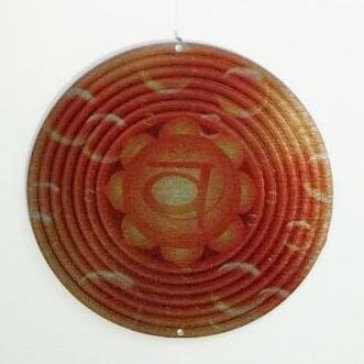 Windspinner Nature’s Melody Chakra Sacraal Ø 13 cm – RVS