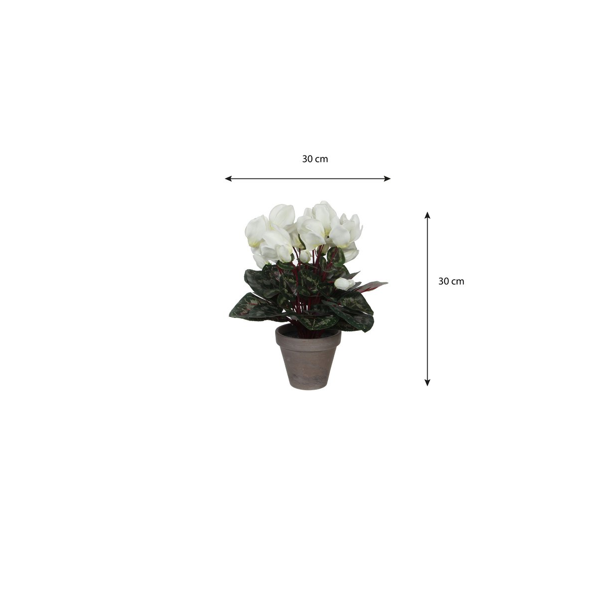 Cyclaam kunstplant, 30 cm