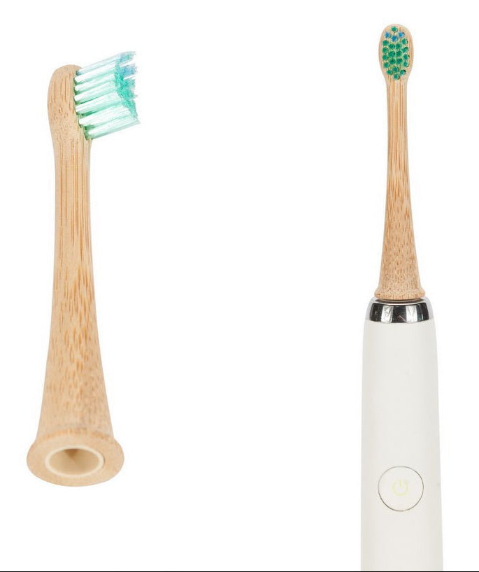 Bamboe Sonicare opzetborstels voor kinderen, 4 stuks groen