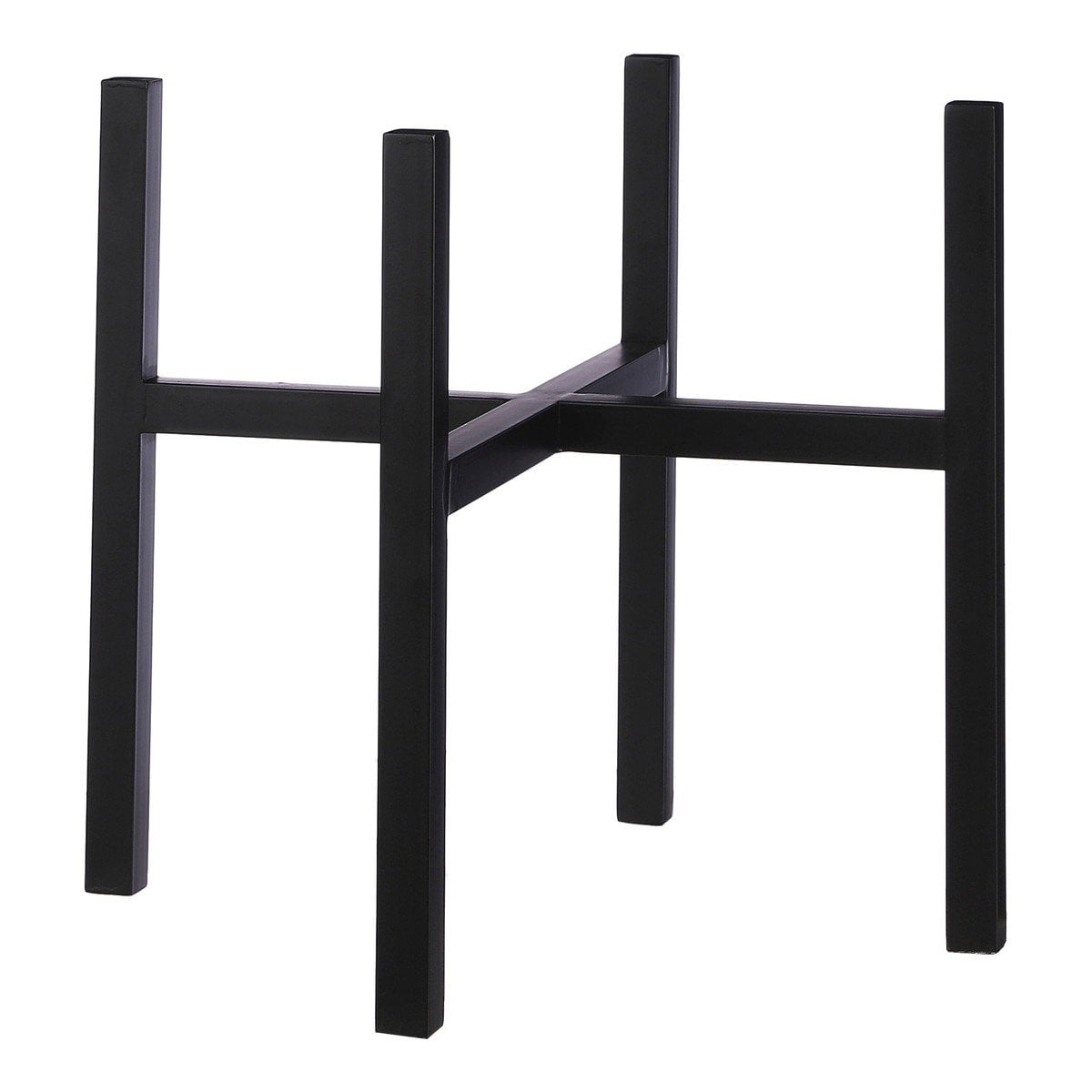 Ascot plantenstandaard, zwart, 45,5 × 45,5 × 40 cm