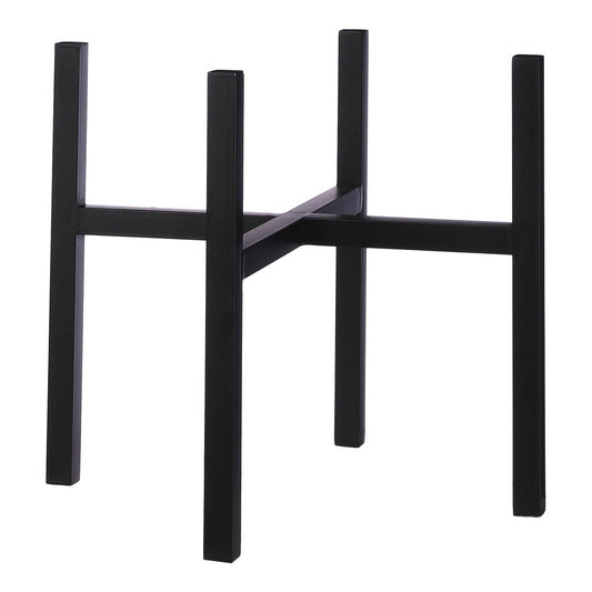 Ascot plantenstandaard, zwart, 45,5 × 45,5 × 40 cm