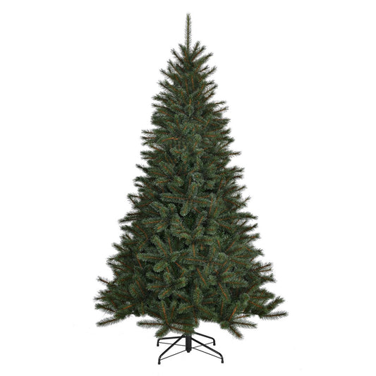 Tulsa kunstkerstboom, groen met witte toppen, 155 cm Ø94 cm