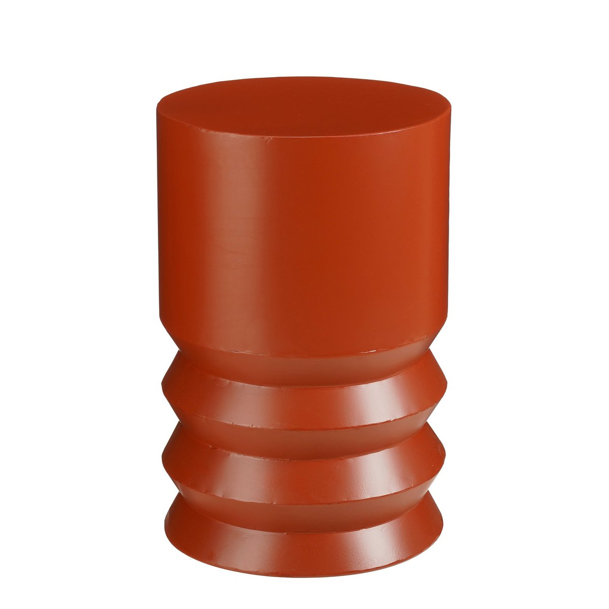 Mart bijzettafel rood, rond, 46 cm
