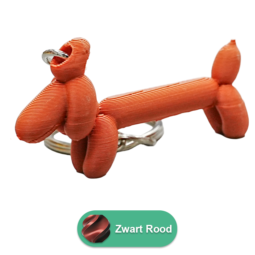 Wiener ballonhond sleutelhanger
