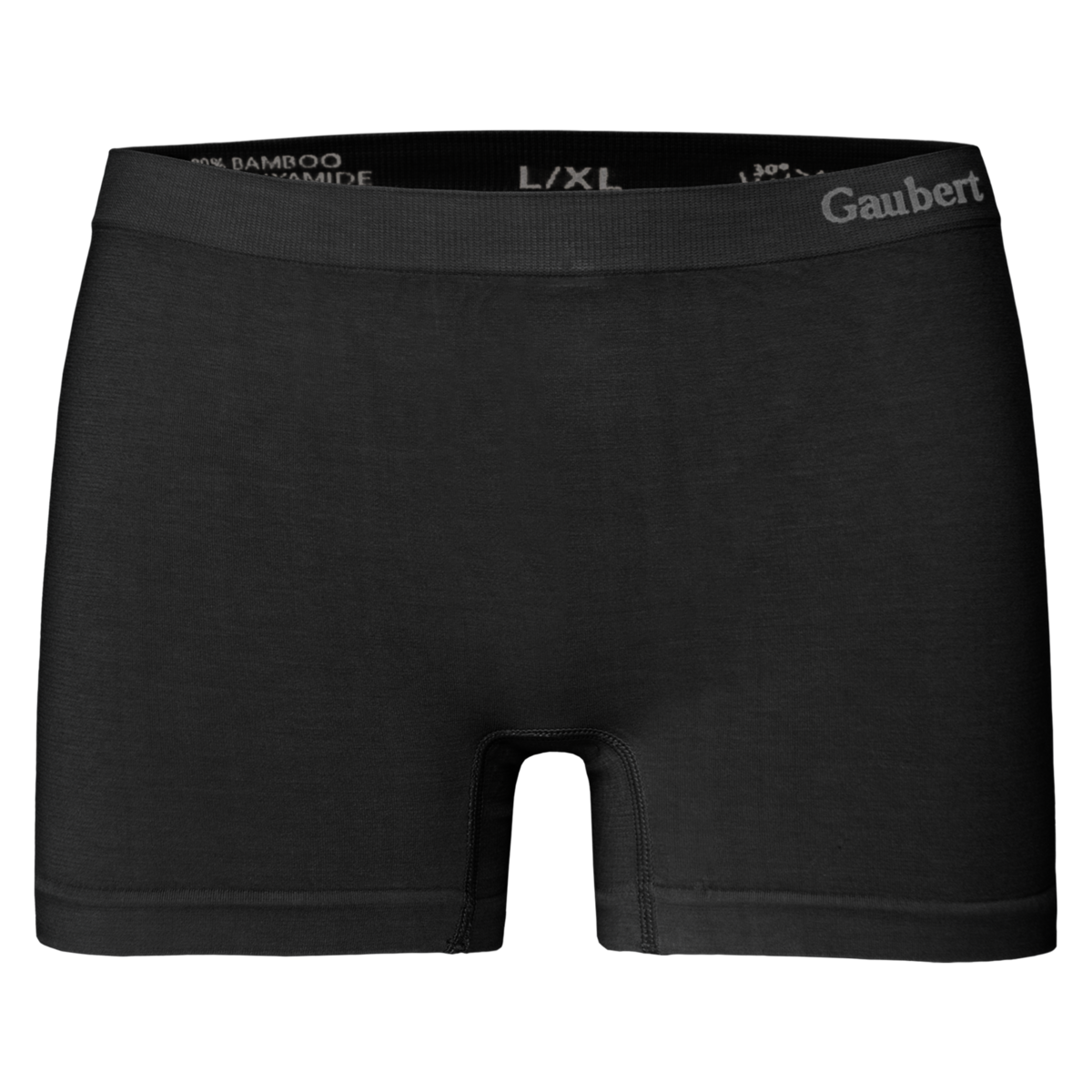 Bamboe boxershorts, zwart, 2 stuks