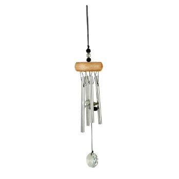 Windgong Gem Tunes Nature’s Melody met kristal, naturel, 27 cm