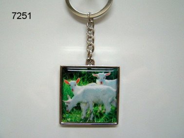 Geitenlammetjes sleutelhanger
