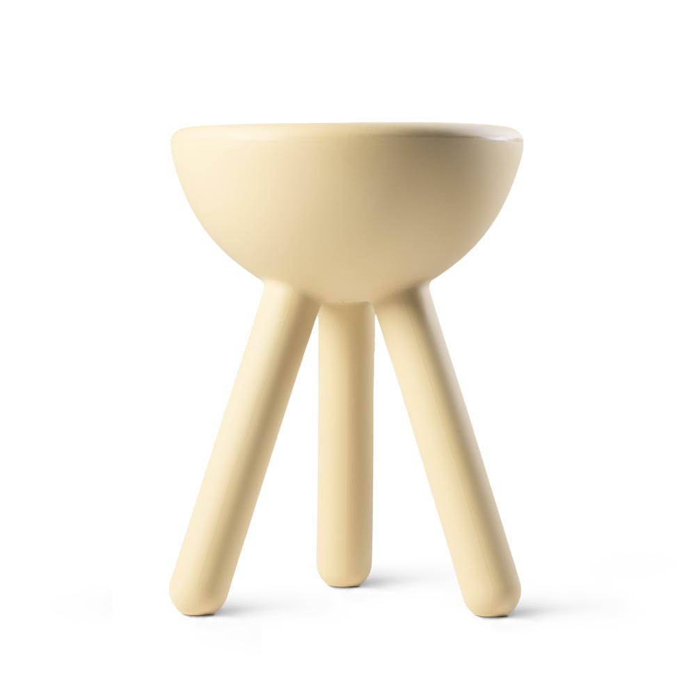 Tubby kruk, bijzettafel, sand, 38 × 33 × 45 cm