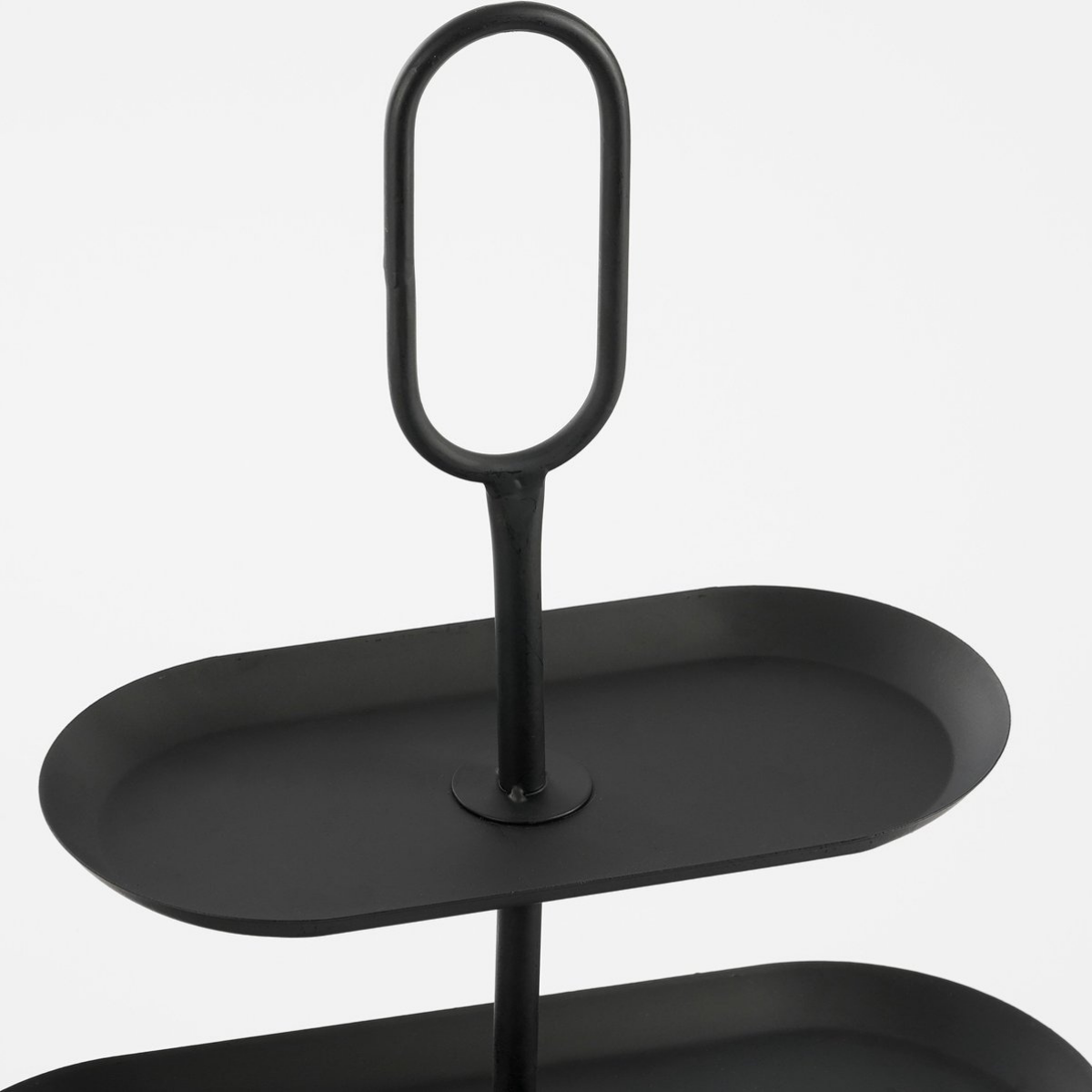 Mica Decorations Rama Etagère – 3-laags Zwart Metaal (48 x 20 x 55 cm)