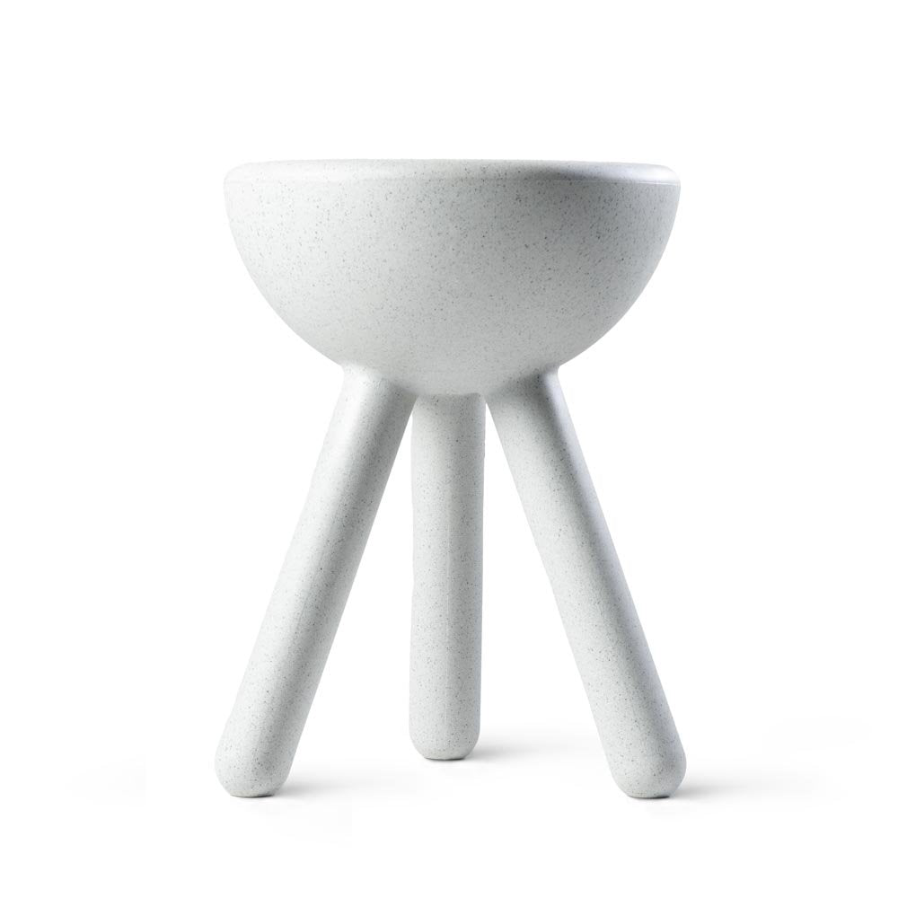 Tubby kruk, bijzettafel, sand, 38 × 33 × 45 cm
