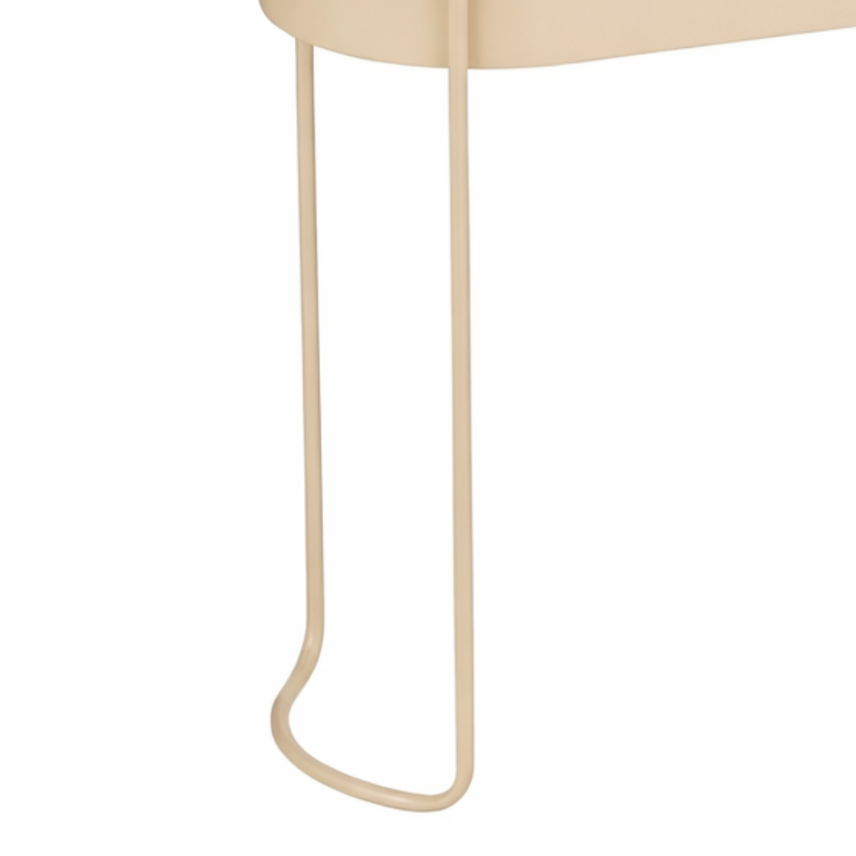 Moritz plantenbak op standaard, beige, 55 × 24 × 65 cm