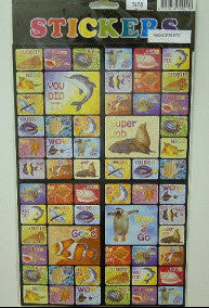 Zeedieren stickers – school en motivatie stickers