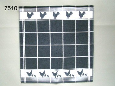 Hen/haan keukendoek, 60 x 60 cm