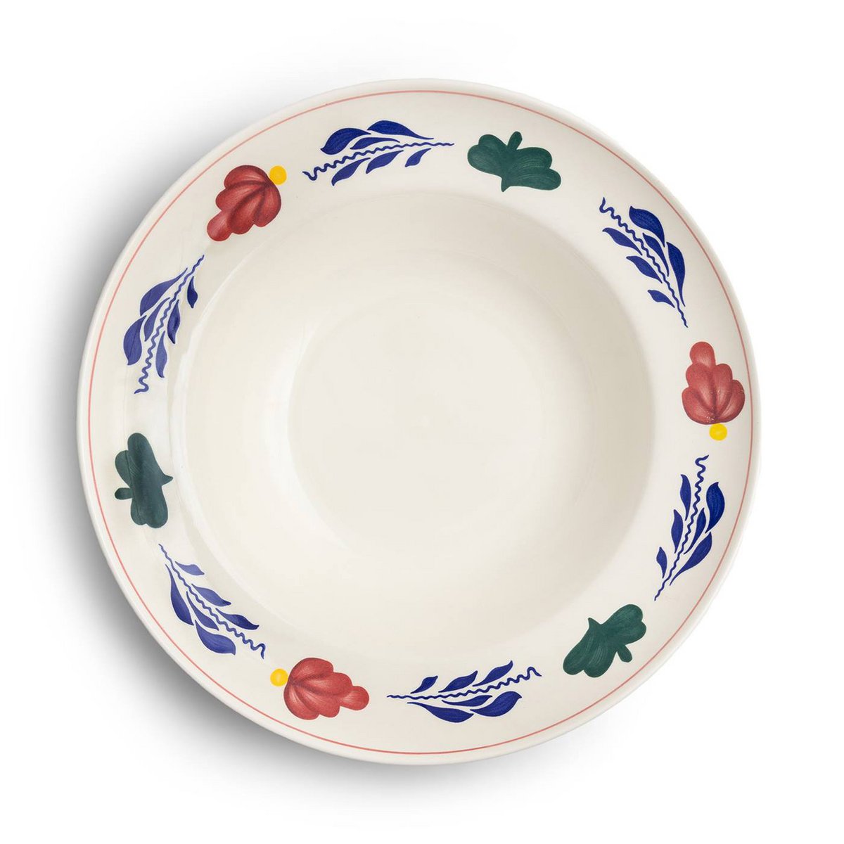 Pastabord Boerenbont, Ø28 cm 4 stuks