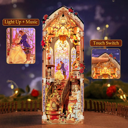 Book Nook Enchanted Rose, 19 x 10,8 x 26,9 cm