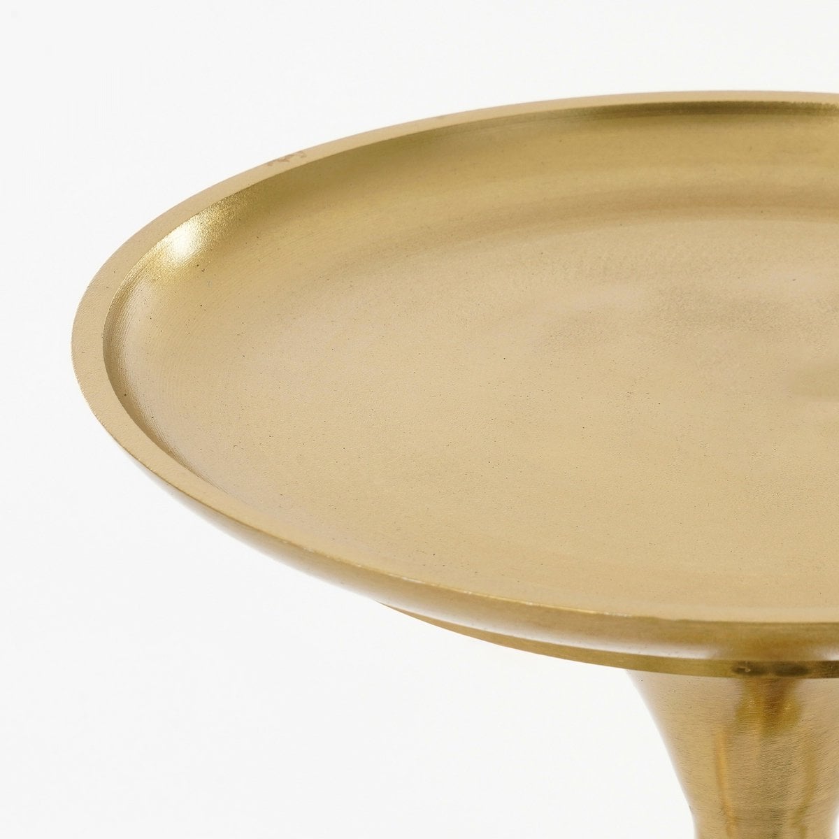 Gouden bijzettafel met strik, Ø25 x 57 cm